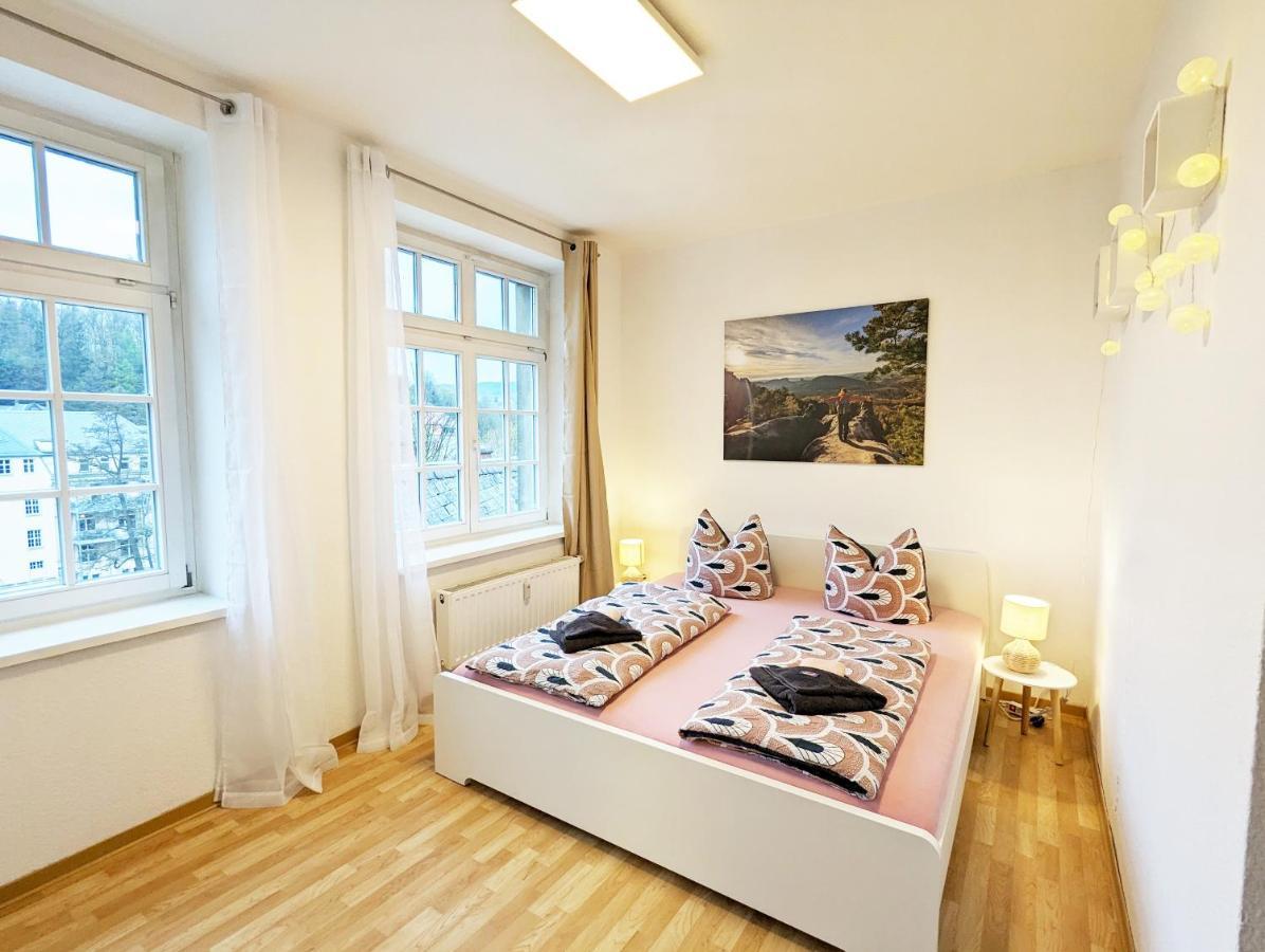 Lichtdurchflutete Helle Wohnung Mit Garten Sauna & Pool - Hw3 Sebnitz Eksteriør bilde