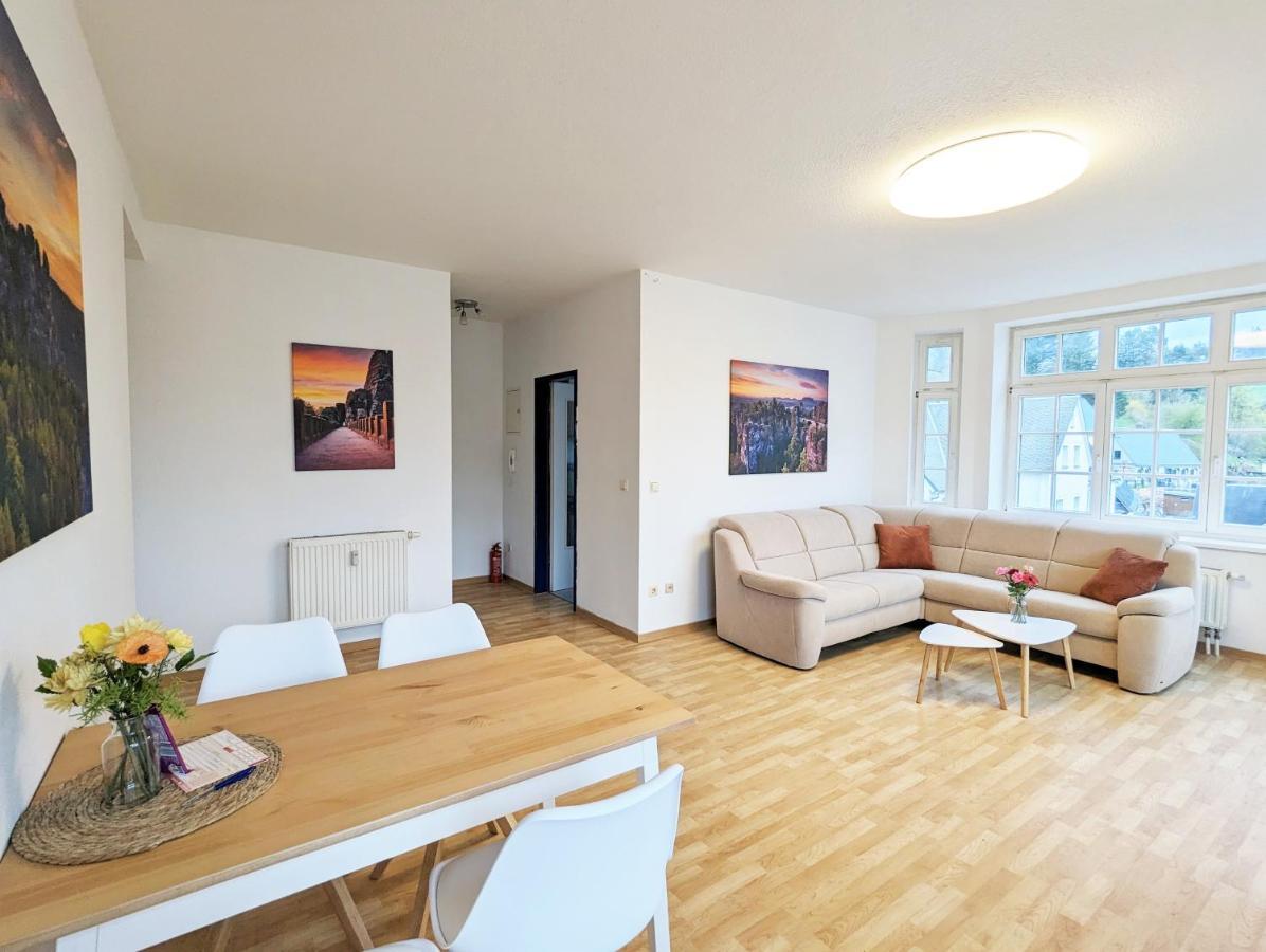 Lichtdurchflutete Helle Wohnung Mit Garten Sauna & Pool - Hw3 Sebnitz Eksteriør bilde