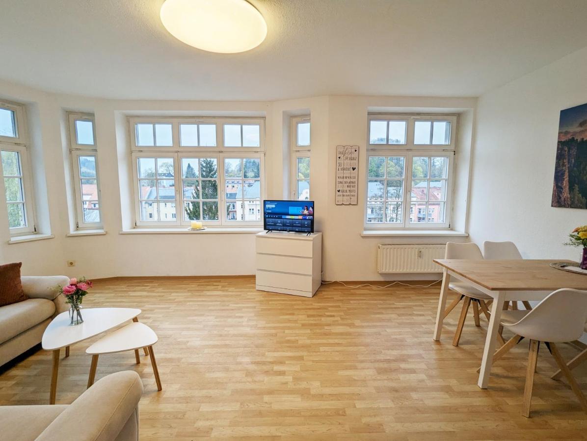 Lichtdurchflutete Helle Wohnung Mit Garten Sauna & Pool - Hw3 Sebnitz Eksteriør bilde