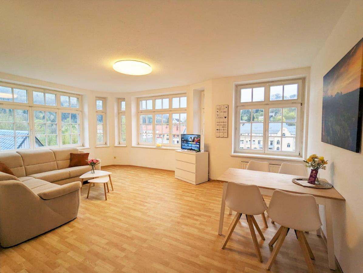 Lichtdurchflutete Helle Wohnung Mit Garten Sauna & Pool - Hw3 Sebnitz Eksteriør bilde