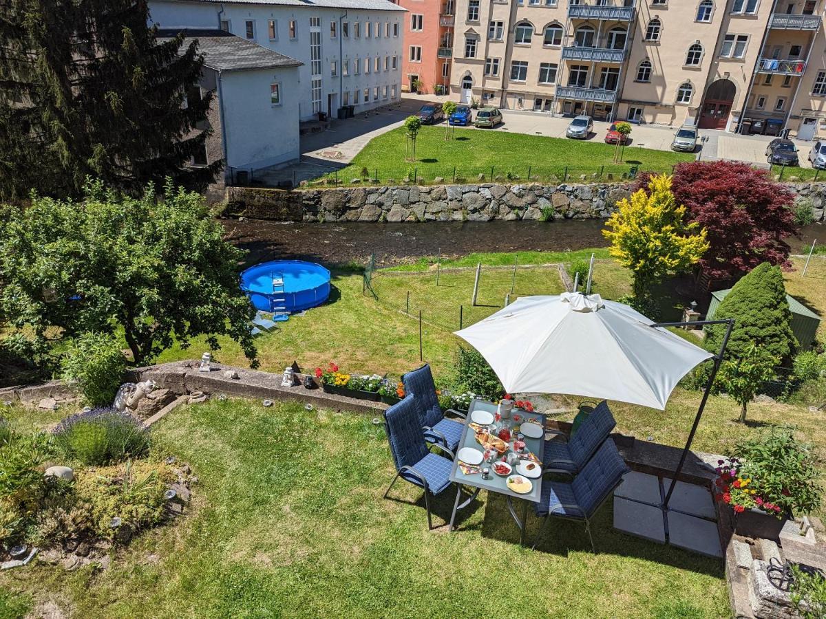 Lichtdurchflutete Helle Wohnung Mit Garten Sauna & Pool - Hw3 Sebnitz Eksteriør bilde