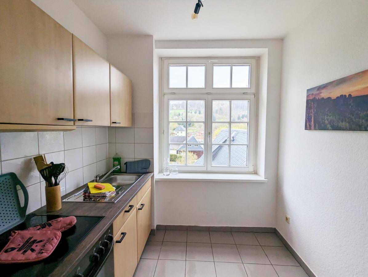 Lichtdurchflutete Helle Wohnung Mit Garten Sauna & Pool - Hw3 Sebnitz Eksteriør bilde